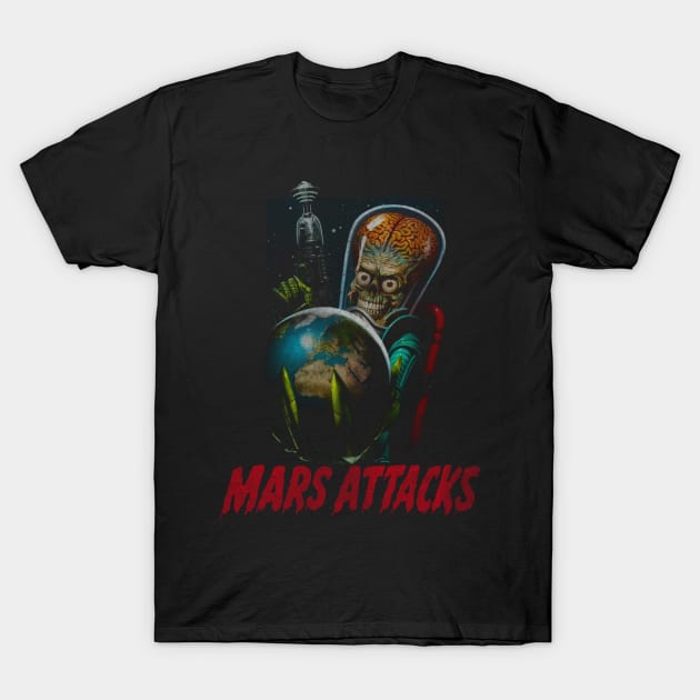 Mars Attacks T-Shirt by Unfluid